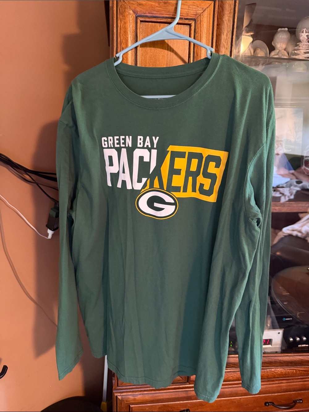 Green Bay Packers Men's Green Long Sleeve Tee